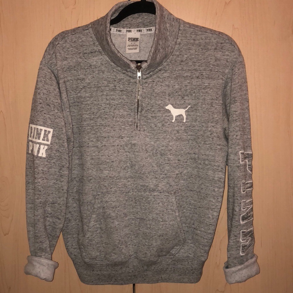 Victoria’s Secret PINK crew neck zip up
